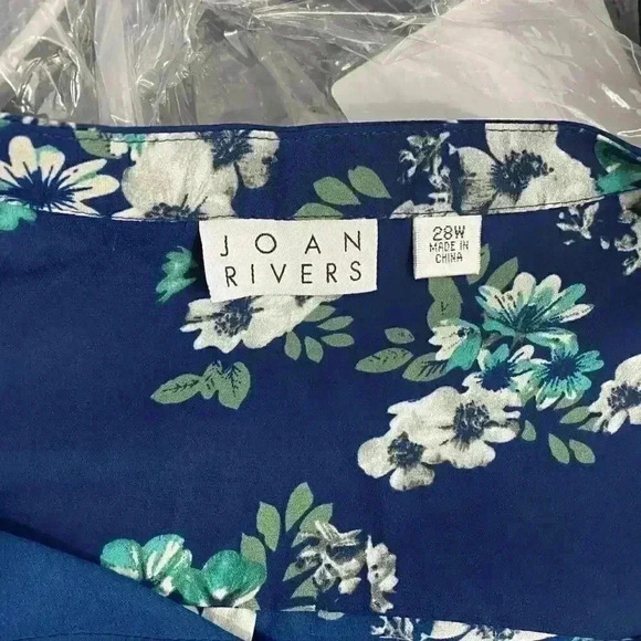 Sale🤩-Joan Rivers Floral Print Top Bow Sleeve - Picture 5 of 5